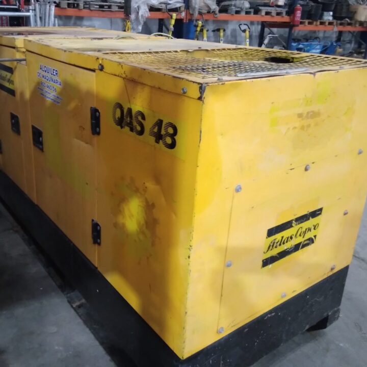 Grupo Electrógeno 50 KVA Atlas Copco QAS-48 Insonorizado Grupo Electrógeno 50 KVA Atlas Copco QAS-48 Insonorizado